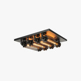 Lámpara Led de Techo Industrial Hierro Estilo Vintage