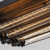 Lámpara Led de Techo Industrial Hierro Estilo Vintage