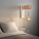 Apliques negros pared para dormitorio creativo
