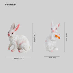 Luces decorativas de jardin exterior forma de conejo LED