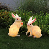 Luces decorativas de jardin exterior forma de conejo LED