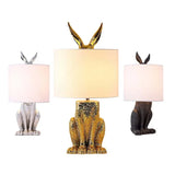 Lámparas modernas de mesa para sala diseño de conejo