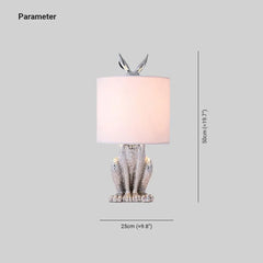 Lámparas modernas de mesa para sala diseño de conejo