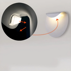 Aplique de Pared Blanco LED Moderno para Salón