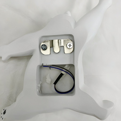 Aplique Infantil LED Blanco Diseño Oso para Dormitorio Infantil