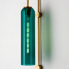 Aplique de pared Vidrio Moderno de Hierro para Salón