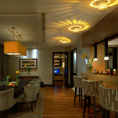 Aplique de Pared Decorativo Moderno LED Efecto Espiral para Salón
