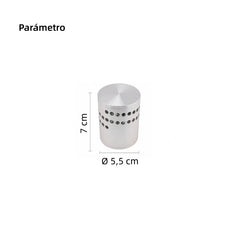 Aplique de Pared Decorativo Moderno LED Efecto Espiral para Salón