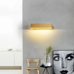 Lámparas de pared modernas con LED rotativas