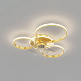 Ventiladores de techo con luz LED y mando para dormitorio moderno y sencillo
