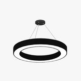Lampara colgante redonda led diseño moderno para oficina