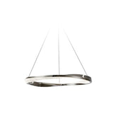 Lampara colgante aros LED diseño moderno y lujoso para salón