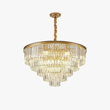 Candelabro cristal para salón moderno y lujoso
