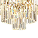 Candelabro cristal para salón moderno y lujoso