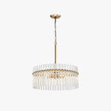 Lámpara colgante de sala de estar de cristal lujo ligero