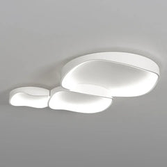 Lampara de techo diseño moderno LED regulable blanco para salón