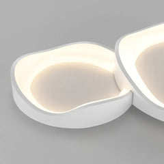 Lampara de techo diseño moderno LED regulable blanco para salón