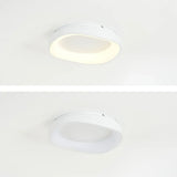 Lámpara de techo de diseño moderno redonda LED blanca luz suave para dormitorio