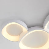 Lámpara de techo diseño moderno LED blanca luz suave para salón