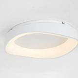 Lámpara de techo de diseño moderno redonda LED blanca luz suave para dormitorio