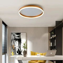 Lámpara de Techo Circular Minimalista Ultra Fina para Dormitorio