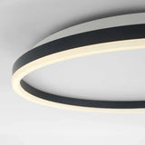 Plafón circular de techo minimalista LED con luz suave para dormitorio