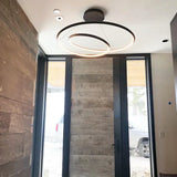 Lampara LED colgante circular diseño moderno y creativo