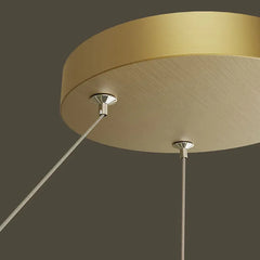 Lampara LED colgante circular diseño moderno y creativo