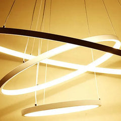 Lampara colgante redonda diseño moderno para sala