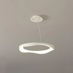 Lámpara colgante LED circular de estilo moderno y minimalista