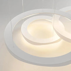 Lámpara colgante LED circular de estilo moderno y minimalista