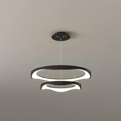 Lámpara colgante LED circular de estilo moderno y minimalista