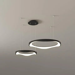 Lámpara colgante LED circular de estilo moderno y minimalista