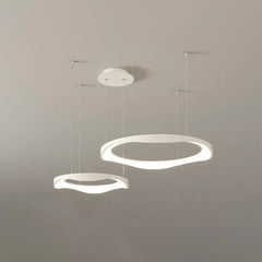 Lámpara colgante LED circular de estilo moderno y minimalista