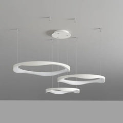 Lámpara colgante LED circular de estilo moderno y minimalista