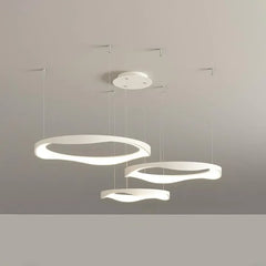 Lámpara colgante LED circular de estilo moderno y minimalista