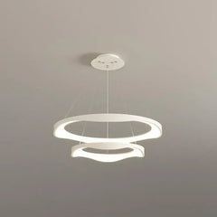 Lámpara colgante LED circular de estilo moderno y minimalista
