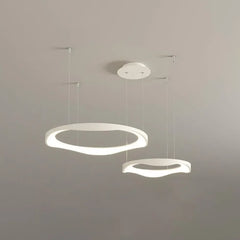 Lámpara colgante LED circular de estilo moderno y minimalista