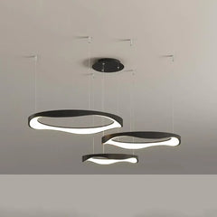 Lámpara colgante LED circular de estilo moderno y minimalista