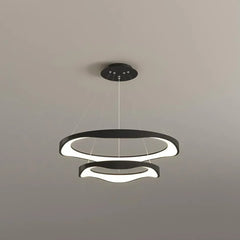 Lámpara colgante LED circular de estilo moderno y minimalista