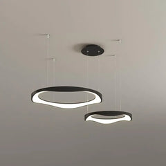 Lámpara colgante LED circular de estilo moderno y minimalista