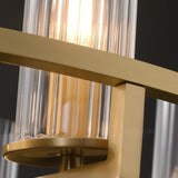 Lámpara colgante de salón moderna de lujo ligero de cobre