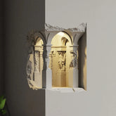 Apliques para pared de dormitorio empotrada creativa de esquina