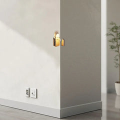 Apliques para pared de dormitorio empotrada creativa de esquina