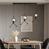 Lámpara Colgante de Diseño Moderno LED Regulable en Altura para Comedor