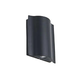 Aplique bidireccional exterior moderno negro LED IP65 para porch
