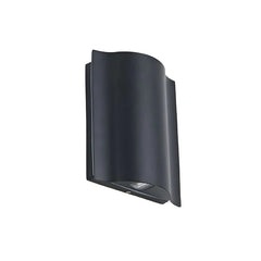 Aplique bidireccional exterior moderno negro LED IP65 para porch