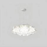 Lámpara colgante nube de diseño LED en acrílico para salón