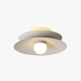 Iluminación en cocina diseño circular y elegante de techo