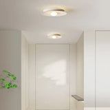 Iluminación en cocina diseño circular y elegante de techo